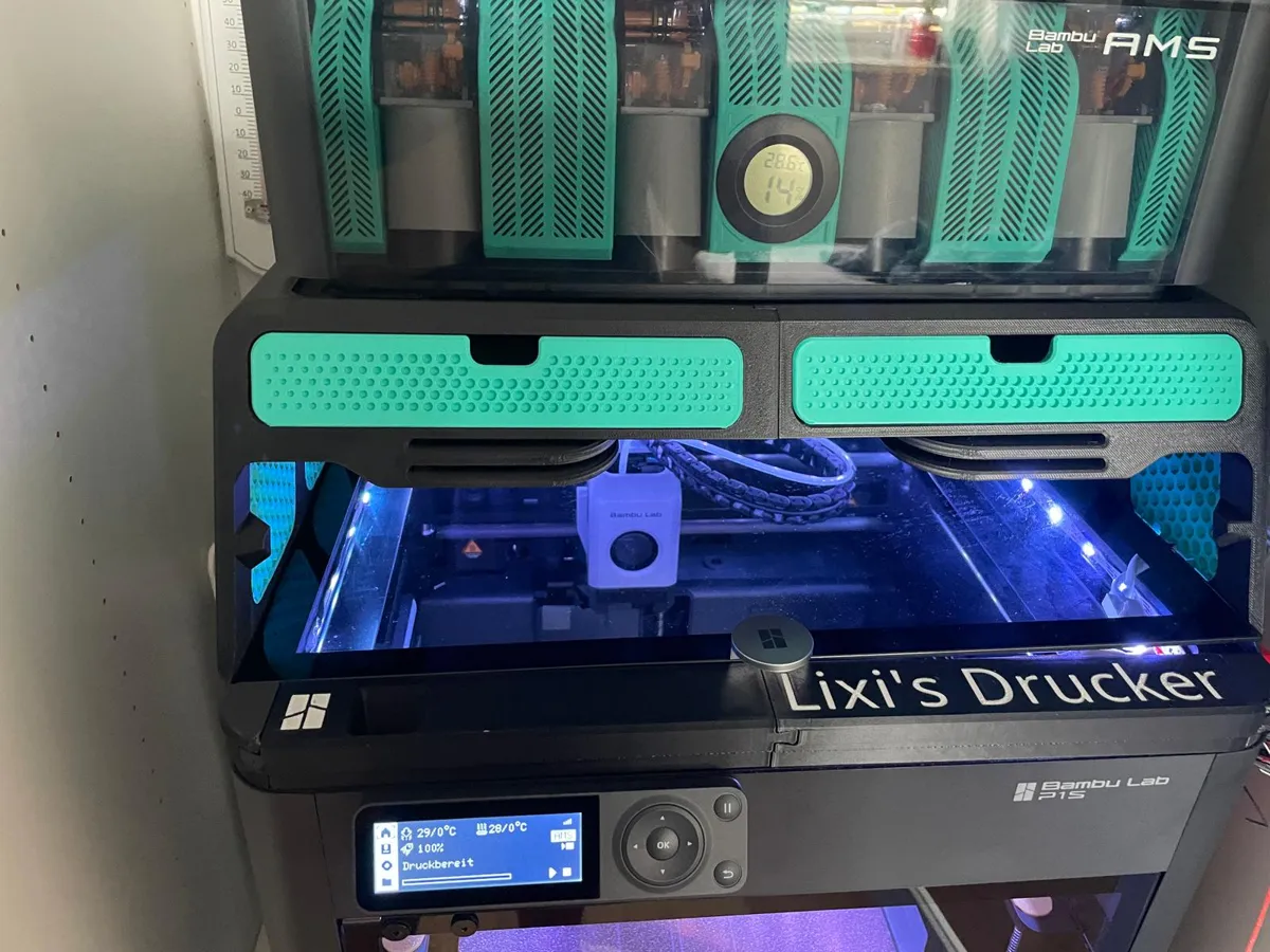 Ams Riser for X1C / P1P / P1S Remixed by Felix MakerWorld: Download ...