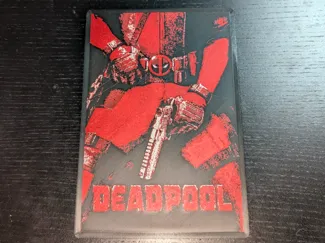 Deadpool Gun Poster Hueforge