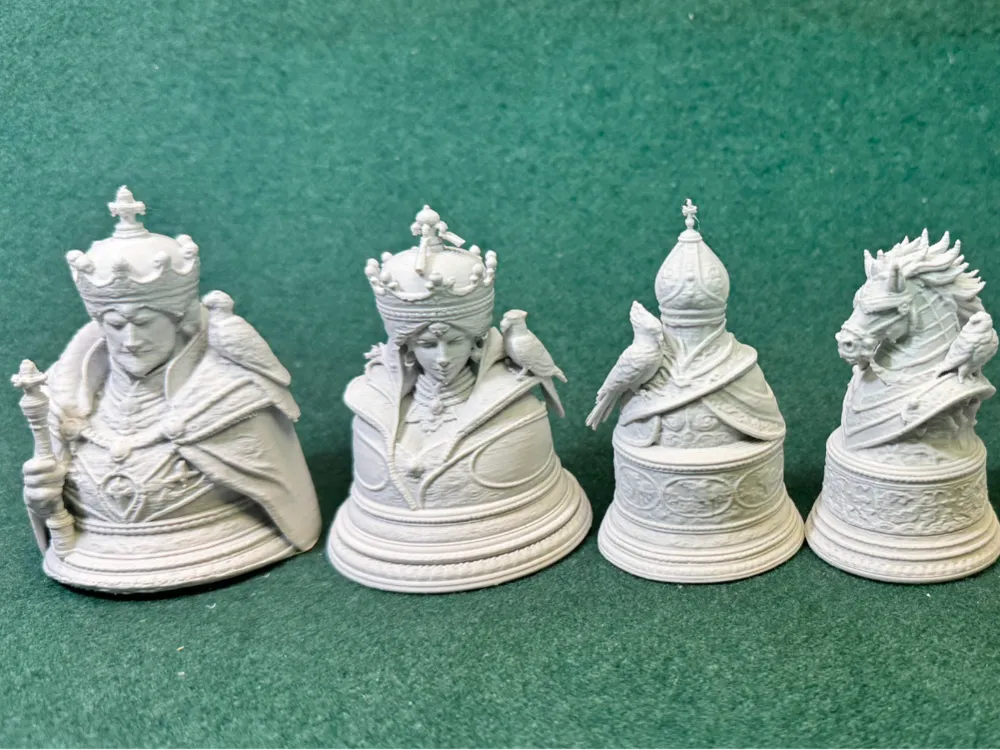Rhelm Rhelm of Birds: Chess Set or Kingdom of the Birds - Free 3D Print Model ...