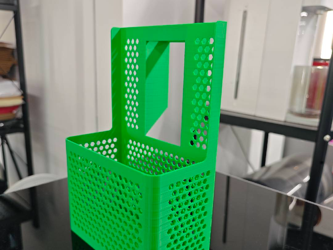 Miniatura 2 do modelo 3D H2C竹屎桶 兼容H2SH2D 竹屎桶 垃圾桶 废料桶 快拆卸无支撑固定牢靠