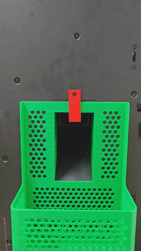 Miniatura 4 do modelo 3D H2C竹屎桶 兼容H2SH2D 竹屎桶 垃圾桶 废料桶 快拆卸无支撑固定牢靠