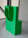 Remove weight reduction holes, higher surface quality, shorter printing time