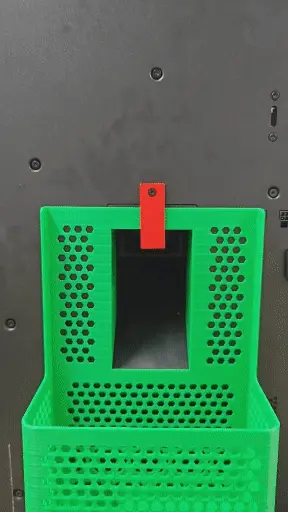Miniatura 1 do modelo 3D H2C竹屎桶 兼容H2SH2D 竹屎桶 垃圾桶 废料桶 快拆卸无支撑固定牢靠