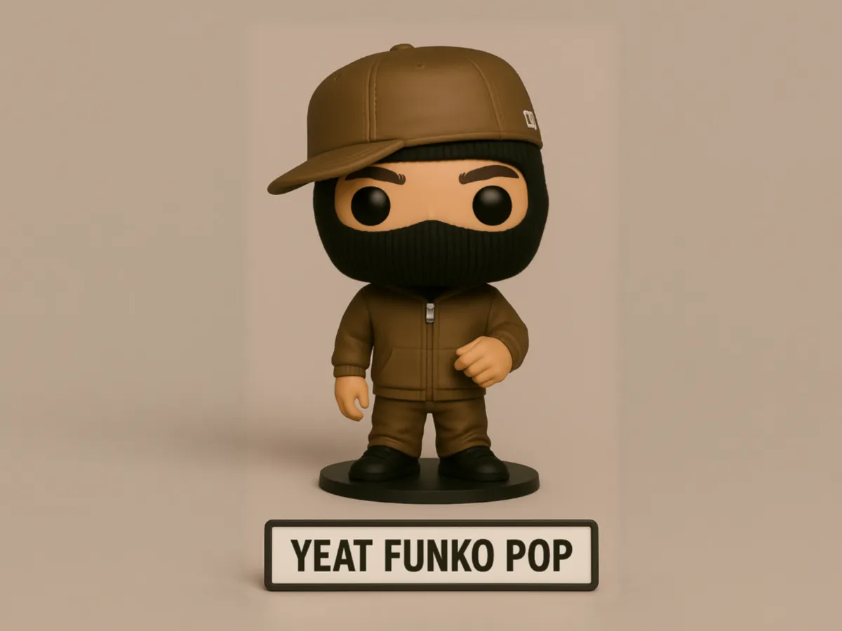 Figurine fan art façon Funko Pop du rappeur Yeat