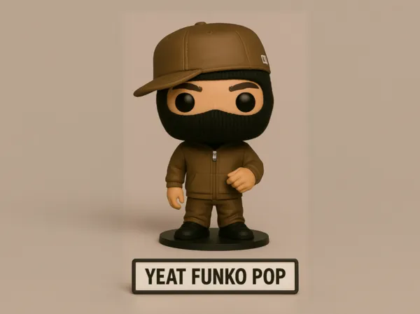 Figurine fan art façon Funko Pop du rappeur Yeat