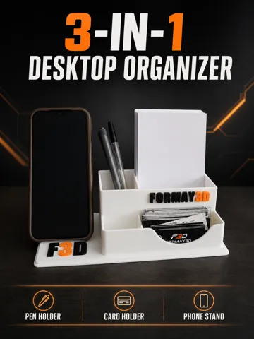 Soporte para celular: 3 in 1 Desktop Organızer - Phone Holder — vista de referencia 2