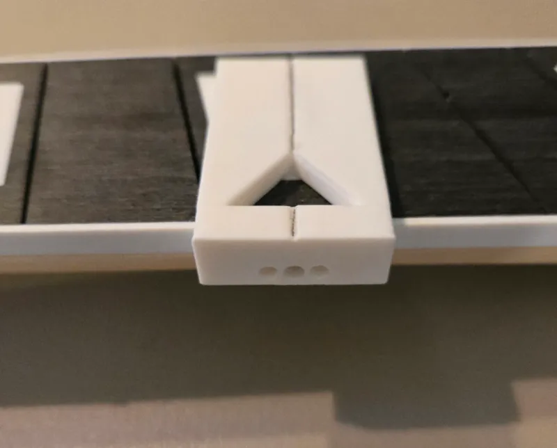 Guitar or Bass 3mm side dot drill jig