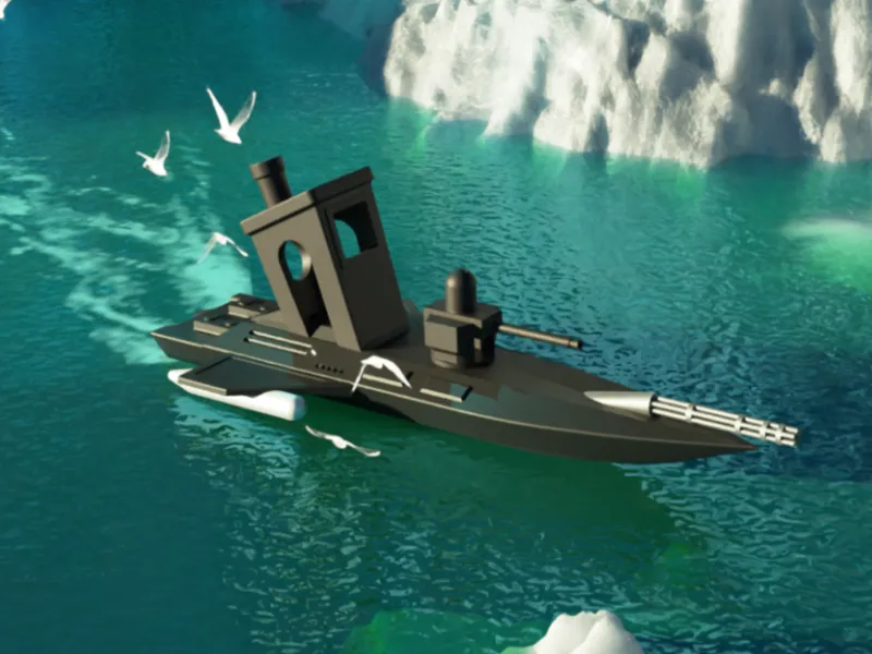 Benchy Drone Boat