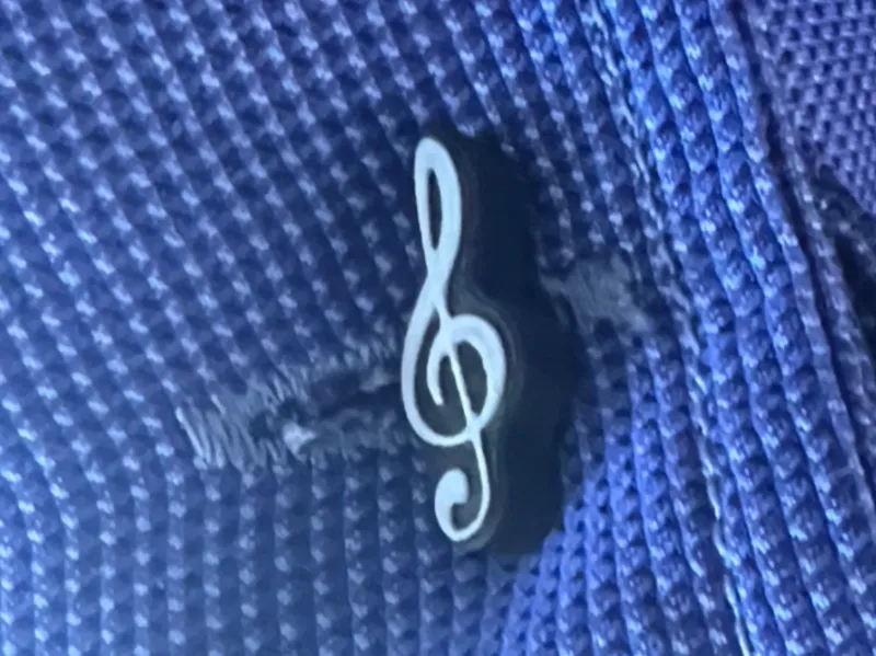 Treble clef cufflinks