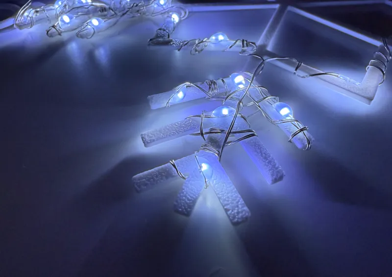 LED Snowflake Ornament