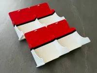 2 units, no stands (0.2mm layer, 2 walls, 15% infill)