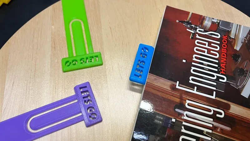 Let's Go! Bookmark