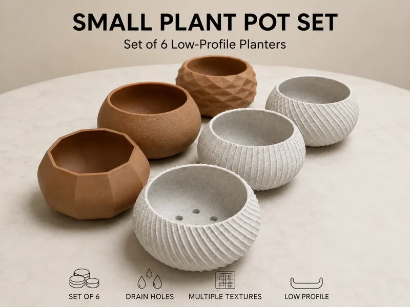 Small Plant Pot Set 