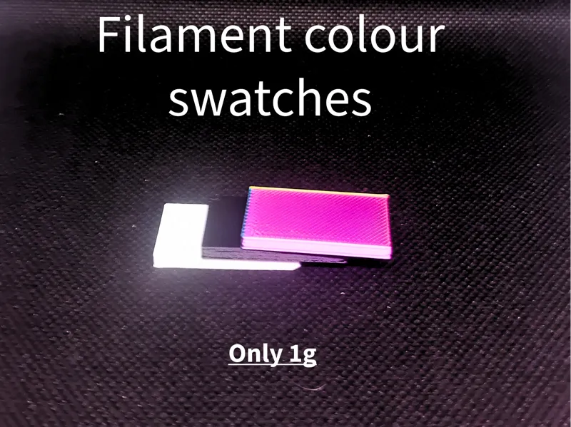 Filament colour swatches