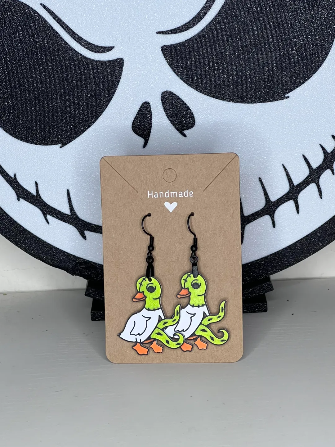 Alien Duck Earrings And Keychain view 4