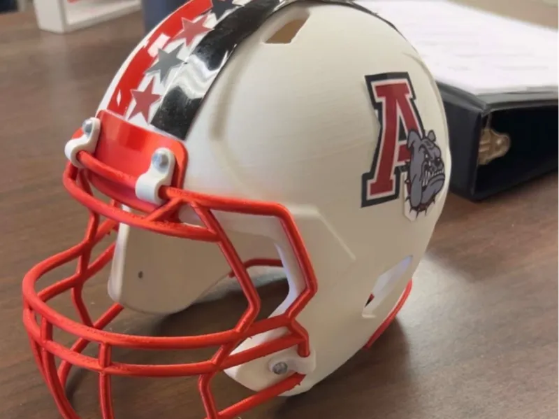 High School Football Helmet