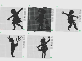 2d gril and boy ( kids )