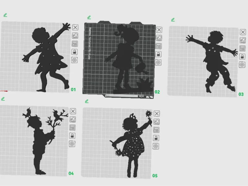 2d gril and boy ( kids )