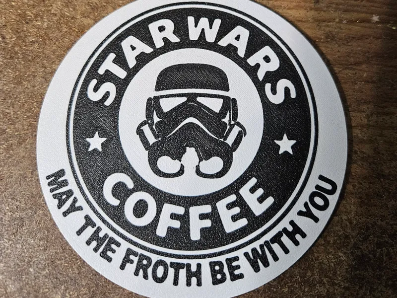 Star wars tea coaster