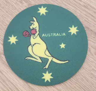 Boxing Kangaroo Coaster
