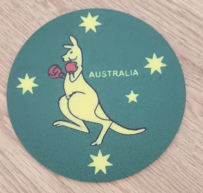 Boxing Kangaroo Coaster
