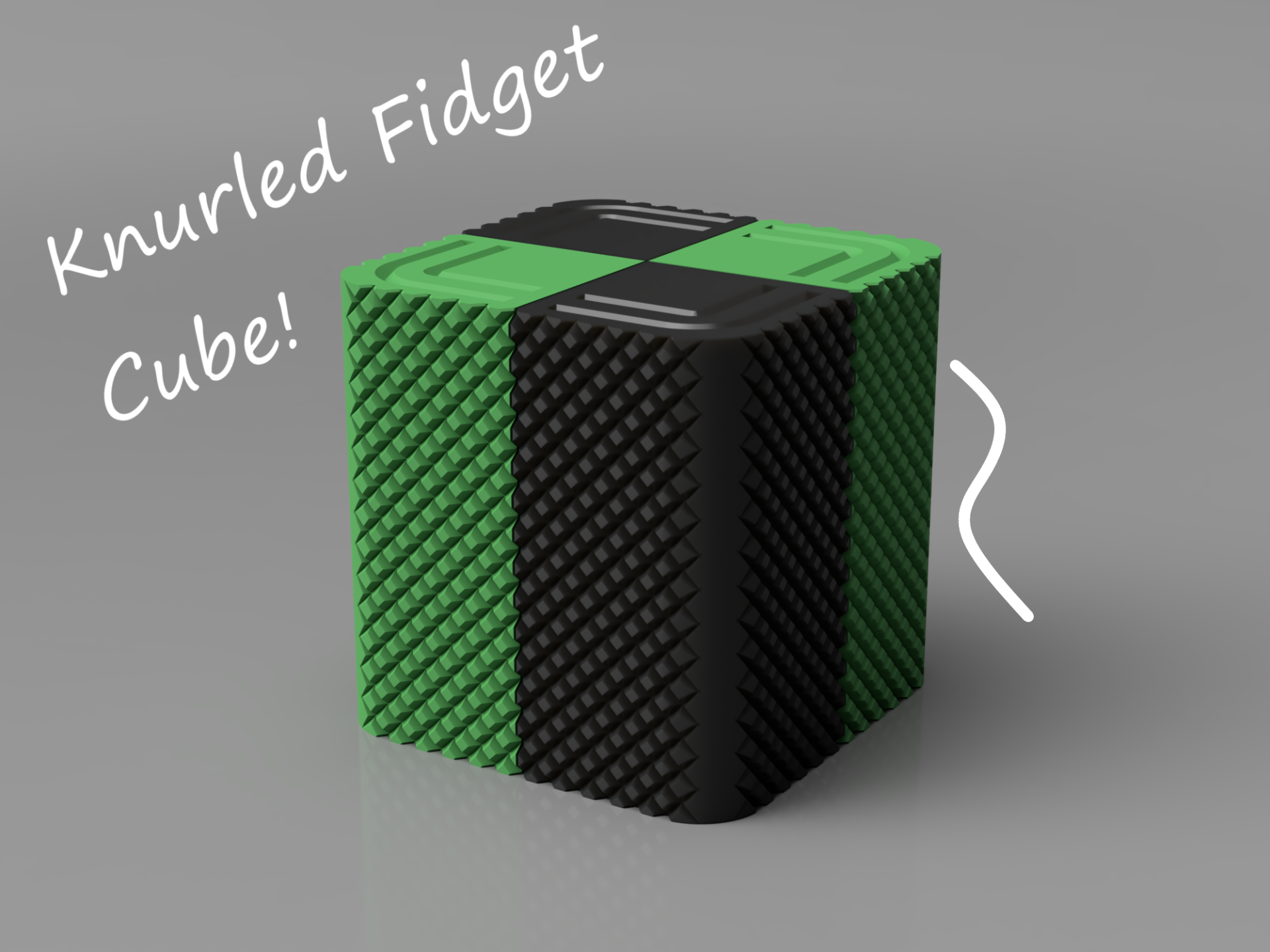 Knurled Fidget Cube