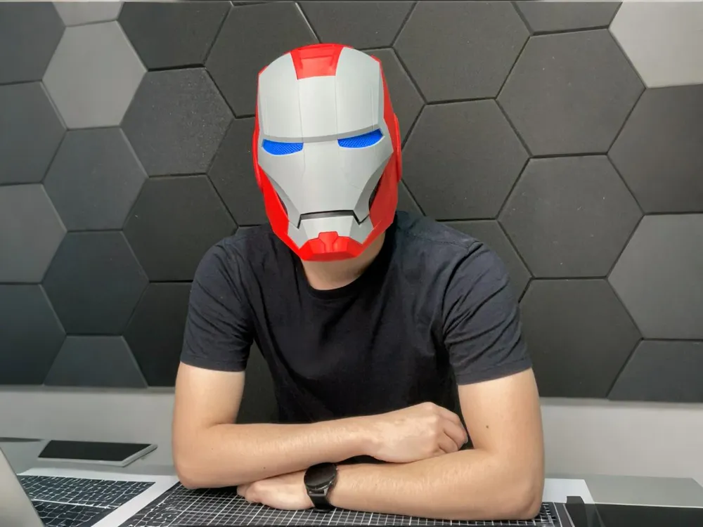 Iron Man MK5 Helmet Wereable - Free 3D Print Model - MakerWorld Iron Man MK5 Helmet Wereable - Free 3D Print Model - MakerWorld