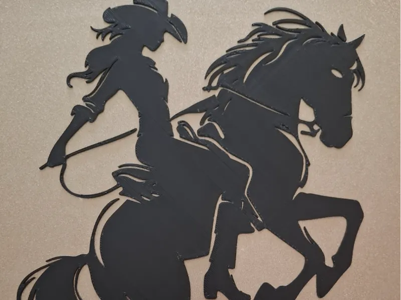 cowgirl silhouette