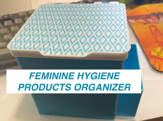 FEMININE HYGIENE PRODUCTS ORGANIZER