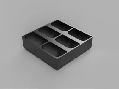 Gridfinity 2x2 Canon LP-E6 Battery Holder