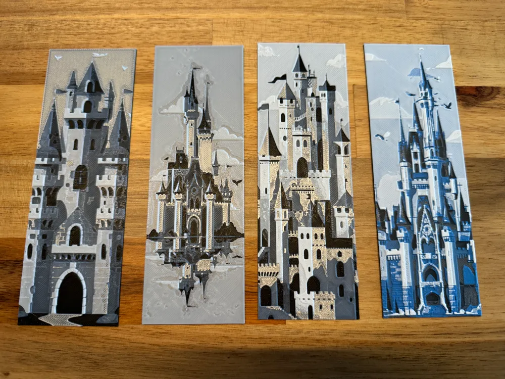 Bookmark - Castles #1-4
