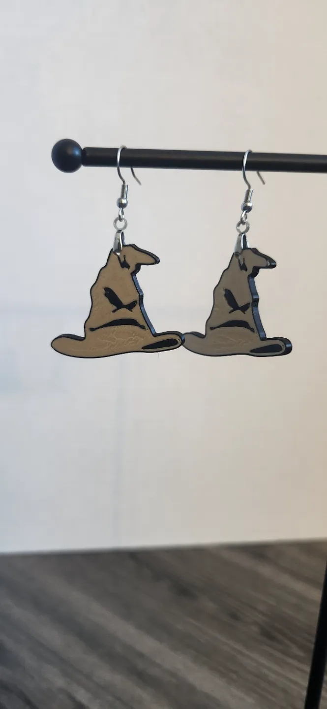 Sorting Hat Earrings view 2