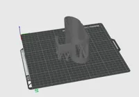 Whit support 0.28mm layer, 2 walls, 15% infill