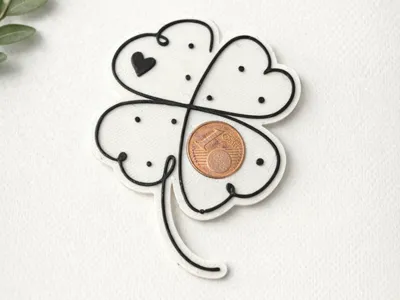 Four-leaf Clover - Lucky Charm / Coin