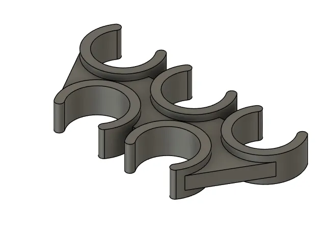 Pipe clamp extension, 28mm Center-Center