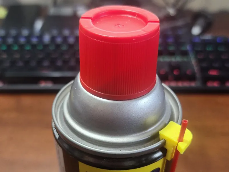 Spray Can Straw Holder Tiny - Clip On