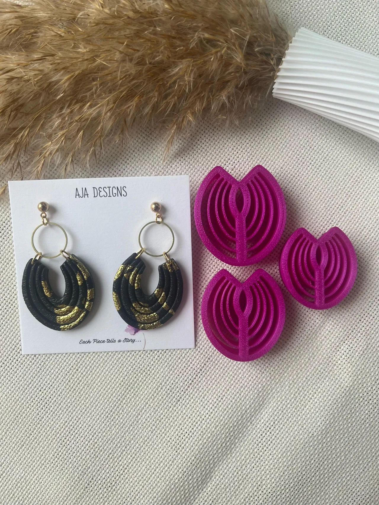 Polymer Clay Earring Mold 52 view 2