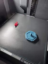With solid screw - 0.2mm layer, 2 walls, 15% infill