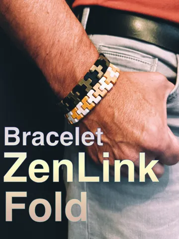 Letrero o emblema decorativo: Bracelet ZenLink Fold — vista de referencia 2