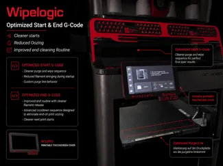 Bambu X2D WipeLogic – Custom G-Code für Start/Ende