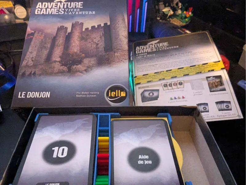 Adventure Games - The Dungeon inlay