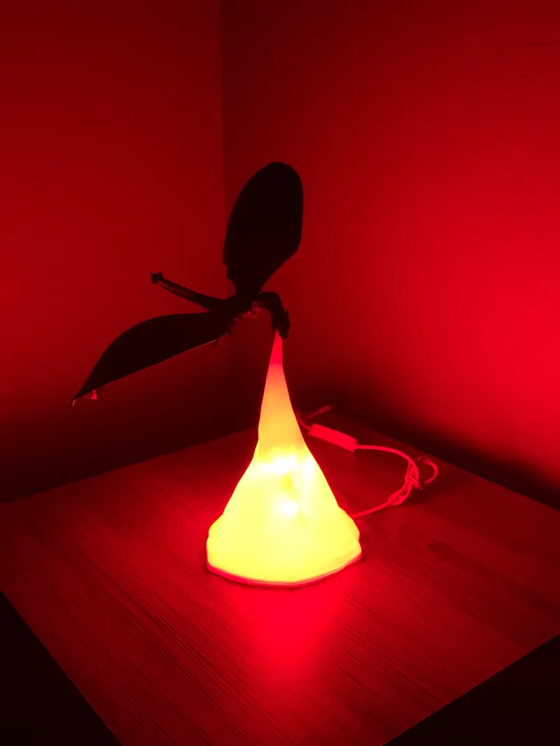 Game of Thrones - Dragon Fire Lamp - Improved Base