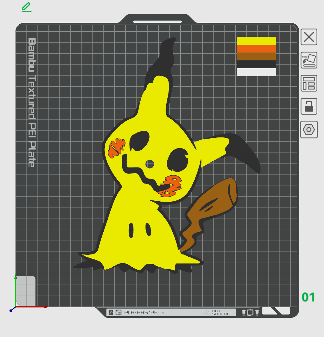 Miniatura 8 do modelo 3D Modular Pokemon Clock