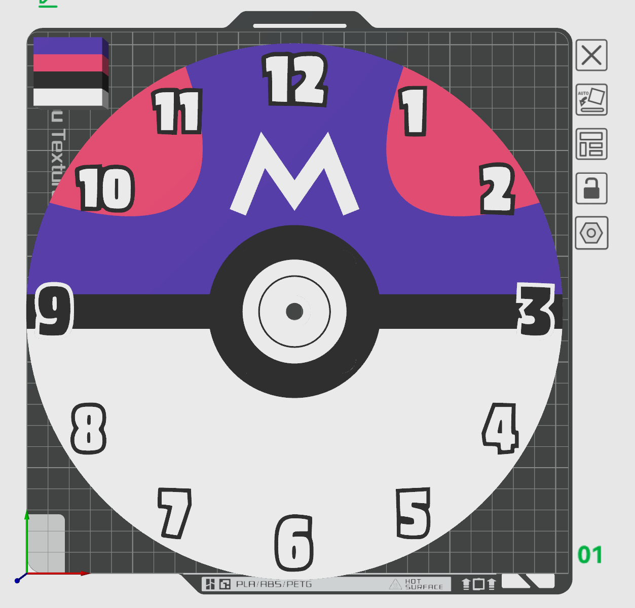 Miniatura 3 do modelo 3D Modular Pokemon Clock