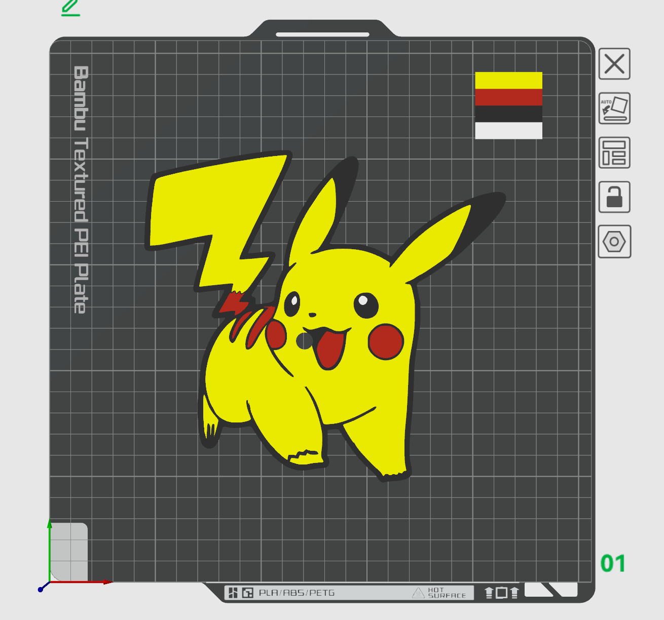 Miniatura 9 do modelo 3D Modular Pokemon Clock
