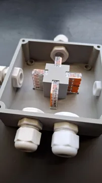 Modelo para impresión 3D: Parametrische Universal Wago Abzweigdose — vista de referencia 4