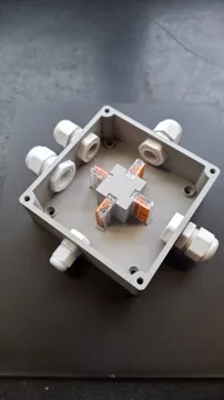 Modelo para impresión 3D: Parametrische Universal Wago Abzweigdose — vista de referencia 3