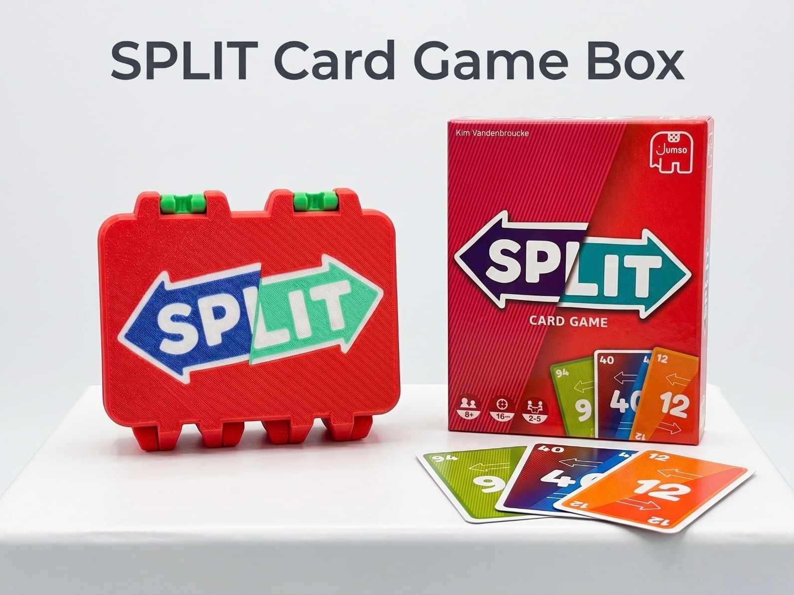 Split Card Game Box