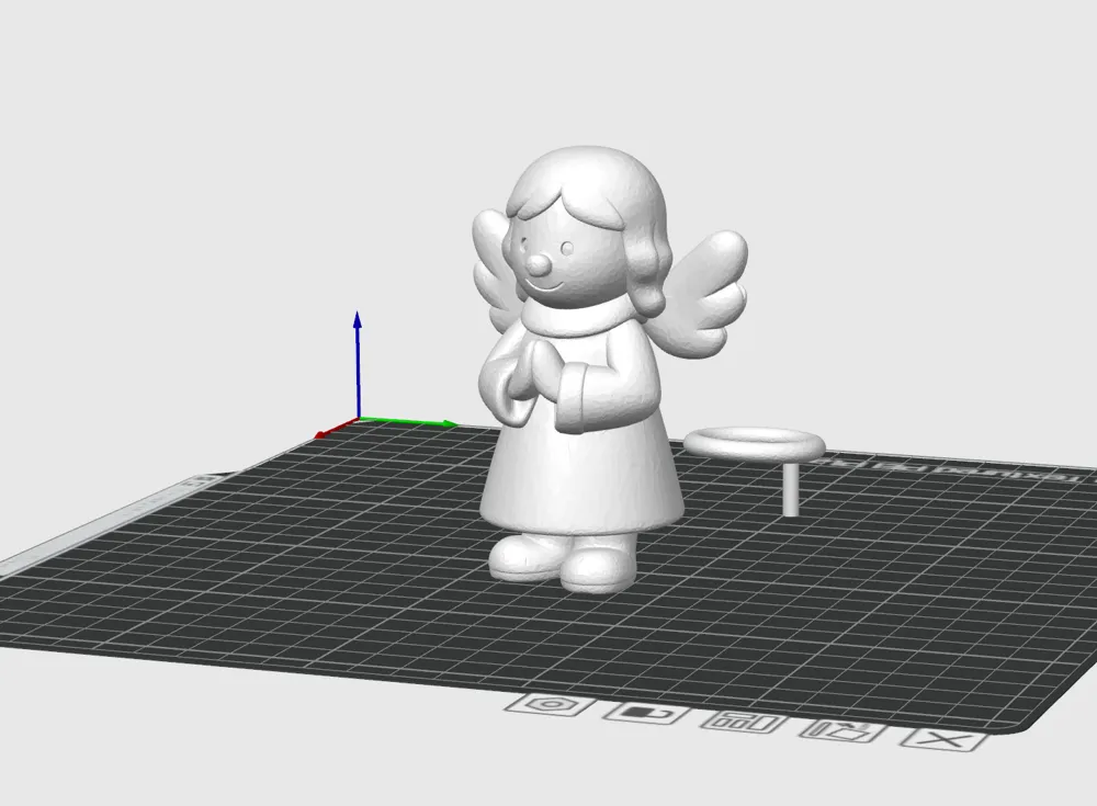 Christmas Angel figurine - Free 3D Print Model - MakerWorld