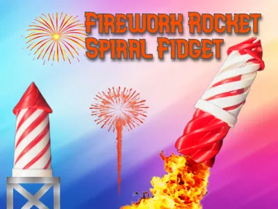 Firework Rocket Spiral Fidget